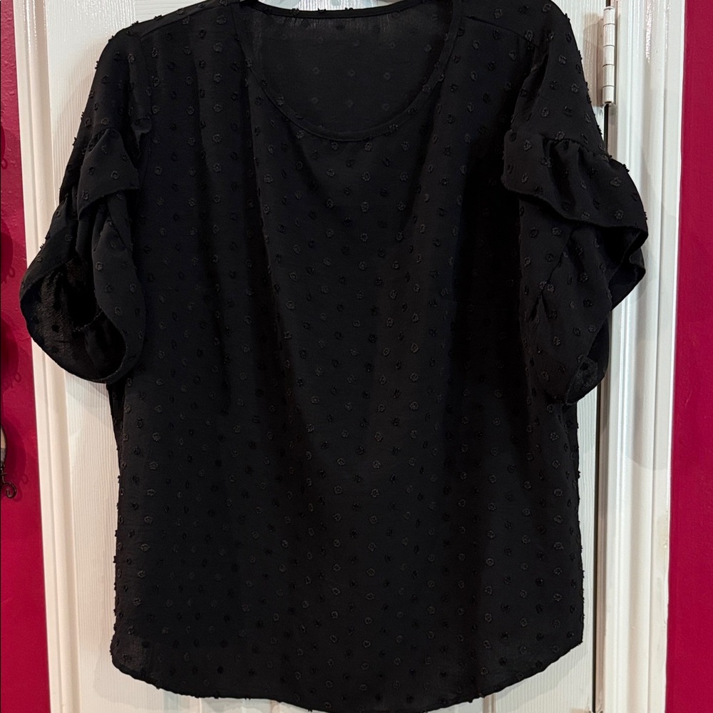 Elegant Black Women's Top
